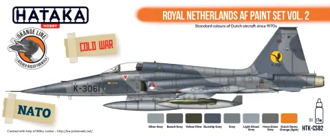 Zestaw farb Royal Netherlands AF paint set vol. 2 8x17ml Hataka CS82