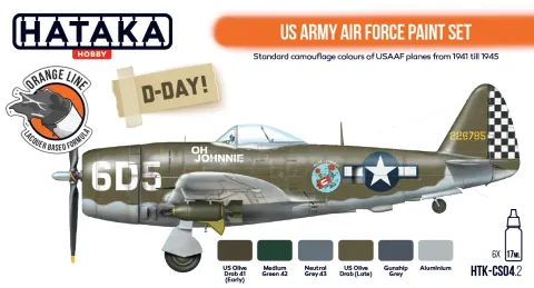 Zestaw farb US Army Air Force 6x17ml Hataka CS04.2