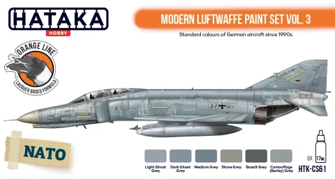 Zestaw farb Modern Luftwaffe vol. 3 6x17ml Hataka CS61