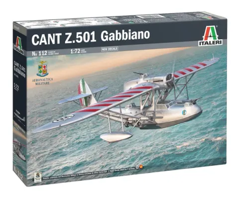 Łódź latająca CANT Z.501 Gabbiano 1:72 Italeri 0112