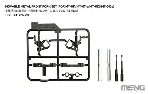 Zestaw ruchomego przedniego widelca do Kawasaki Ninja H2R 1:9 Meng SPS095