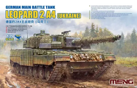 Leopard 2A4 (Ukraina) 1:35 Meng TS058