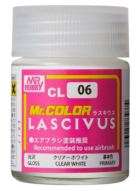 Mr.Hobby CL06 Clear White Mr. Color Lascivus farba 18ml