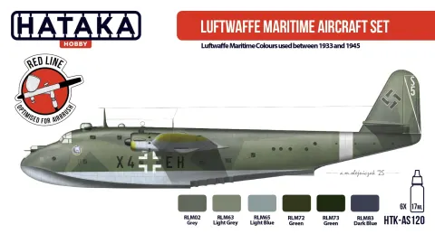 Zestaw farb Luftwaffe Maritime Aircraft 6x17ml Hataka AS120