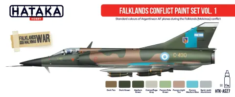 Zestaw farb Falklands Conflict Paint Set Vol. 1 8x17ml Hataka AS27