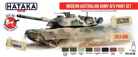 Zestaw farb Modern Australian Army AFV 8x17ml Hataka AS108