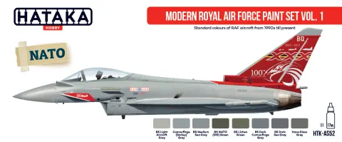 Zestaw farb Modern Royal Air Force vol. 1 8x17ml Hataka AS52