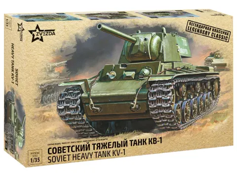 KV-1 radziecki czołg ciężki 1:35 Zvezda 3539