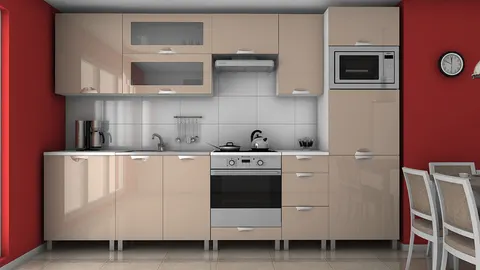 Kuchnia ROXA madera 3 m Cappuccino Połysk