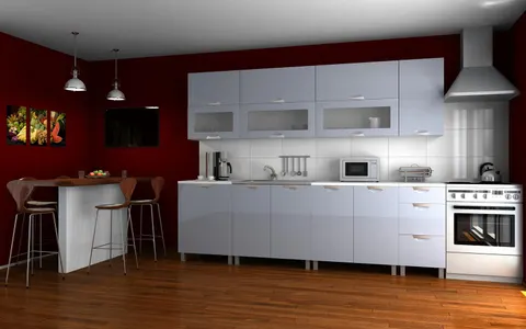 Kuchnia SAL madera 2,6 m Popiel Połysk