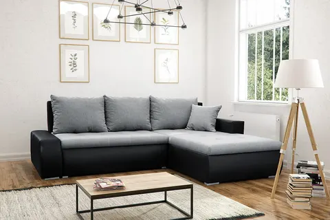Narożnik GRAND 256 cm Tapicerowany, Z Funkcją Spania