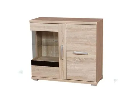 S02 Komoda z szybą LEWA SONEO