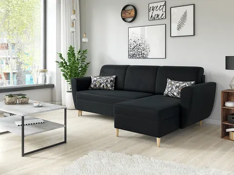 Narożnik CLARA 230 cm Tapicerowany, Z Funkcją Spania