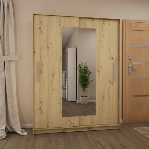 Szafa przesuwna YORK 150 dąb artisan