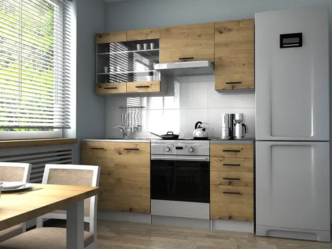 Kuchnia PAMELA 1,8 m Dąb Artisan