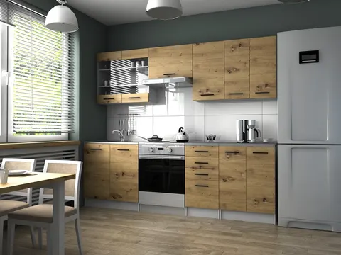 Kuchnia PAMELA 2,4 m 240 Dąb Artisan