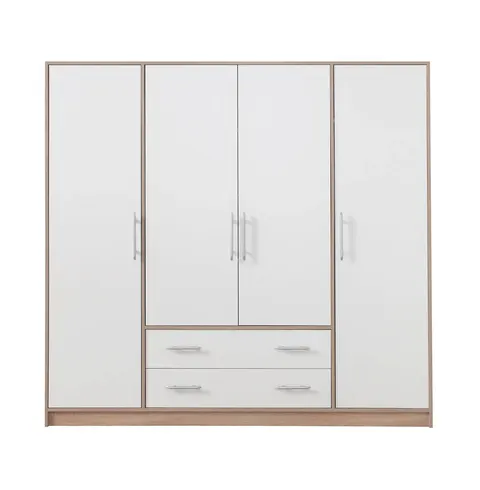 Szafa SMART I 200 cm dąb sonoma + biały lux