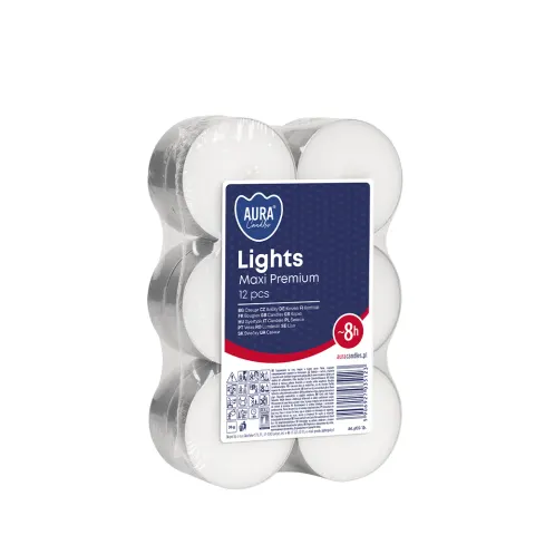 Podgrzewacze tealight 8h 12 szt. w stosie pf35-12s Aura