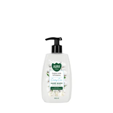 Mydło do rąk 500 ml Mleczko bawełniane i Proteiny AHW-004-004 Aura Care