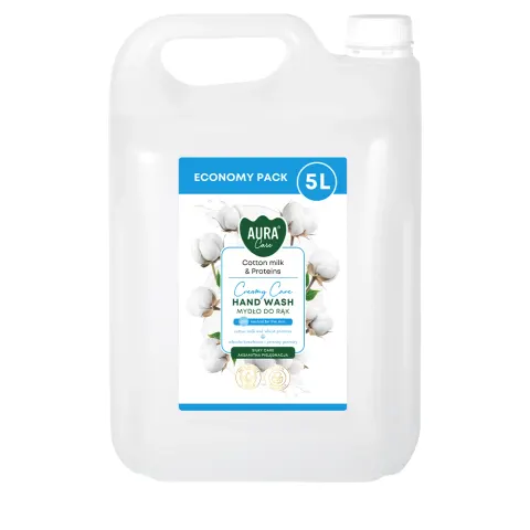 Mydło do rąk uzupełniające 5 L Mleczko bawełniane i Proteiny AHW-005-004