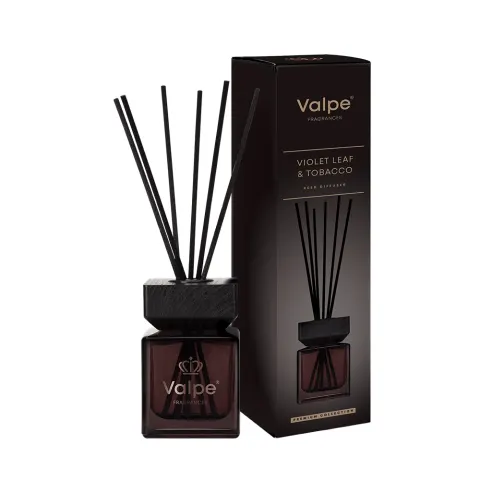 Dyfuzor zapachowy z drewnianą nakrętką Liść fiołka-Tabaka VD-005-508 Valpe