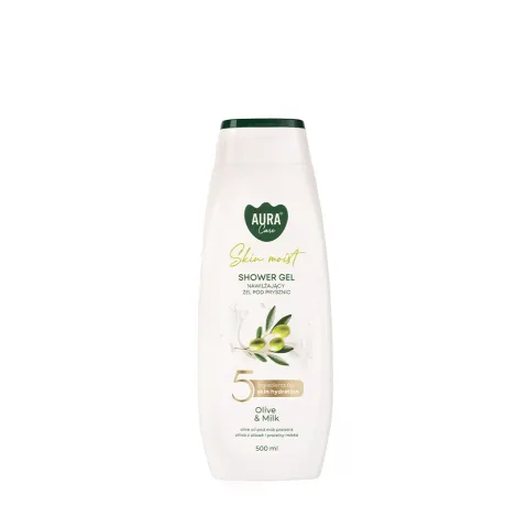 Kremowy żel pod prysznic 500 ml Oliwka i Mleko ASG-010-005 Aura Care