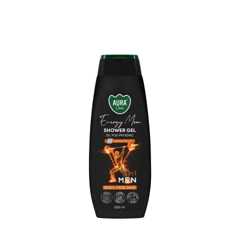 Kremowy żel pod prysznic 500 ml MEN 3w1 Energy Men ASG-010-030 Aura Care