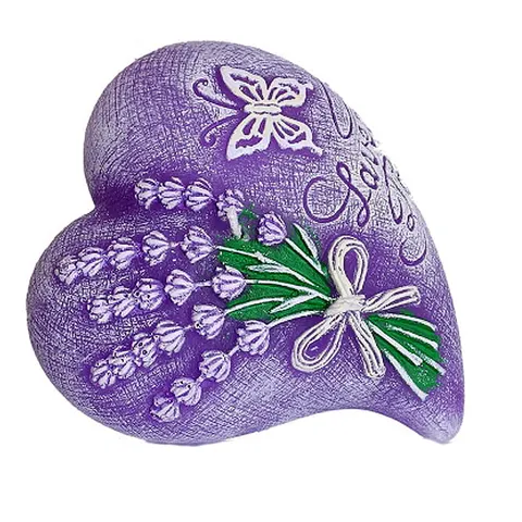 Świeca zapachowa Lavender Stories Serce /Lawenda