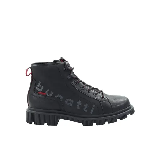 Męskie czarne botki Bugatti 331U6305000-1000