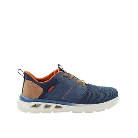 Męskie ciemnoniebieskie sneakersy Bugatti 321AW5036900-4100