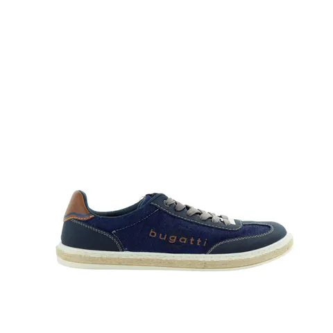Męskie ciemnoniebieskie sneakersy Bugatti 321ASP015500-4100