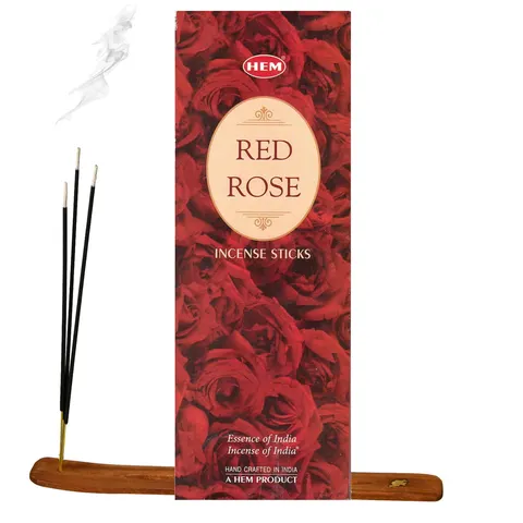 Kadzidełka RED ROSE CZERWONA RÓŻA Kadzidła HEM 120szt.
