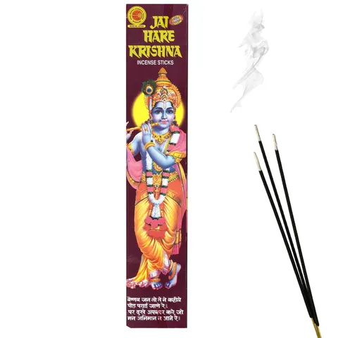 Kadzidełka JAI HARE KRISHNA 25g NATURALNE Pyłkowe
