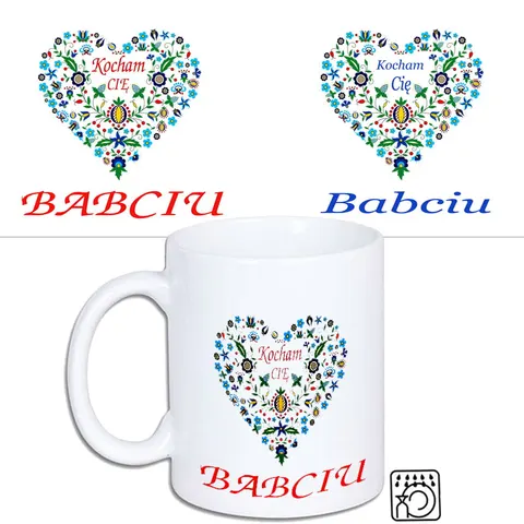 Kubek KOCHAM CIĘ BABCIU