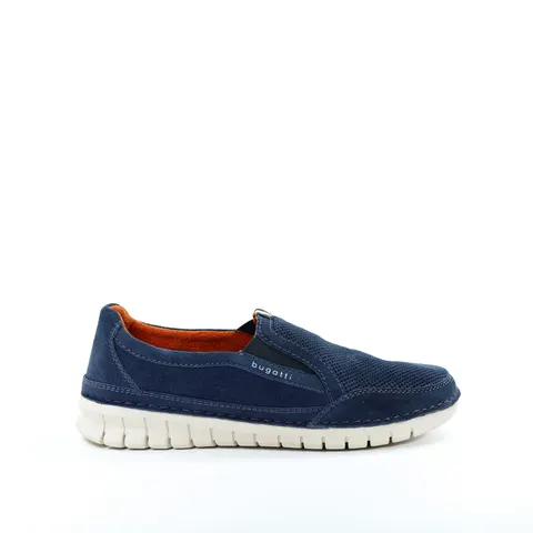 Męskie sneakersy niebieskie Bugatti 321AKM611400-4000