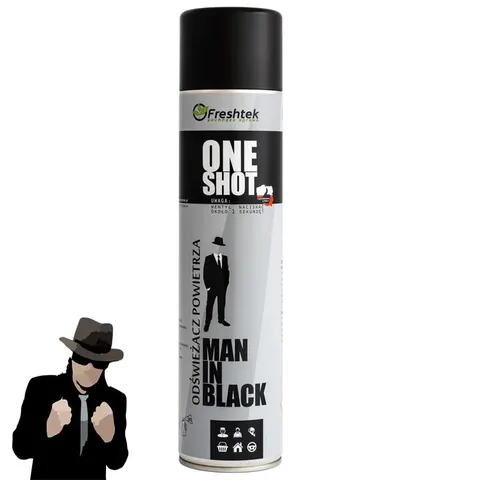 ONE SHOT MEN in BLACK 600 ML