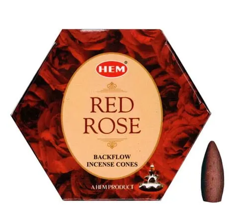 Kadzidełka RED ROSE Kadzidła HEM Backflow