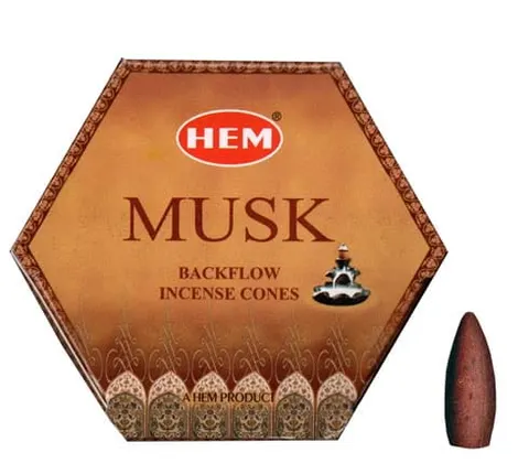 Kadzidełka MUSK Kadzidła HEM Backflow