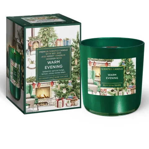 Winter Time 150 g ŚWIECA ZAPACHOWA WARM EVENING