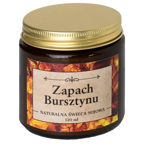 Bursztyn Świeca zapachowa sojowa 120 ml