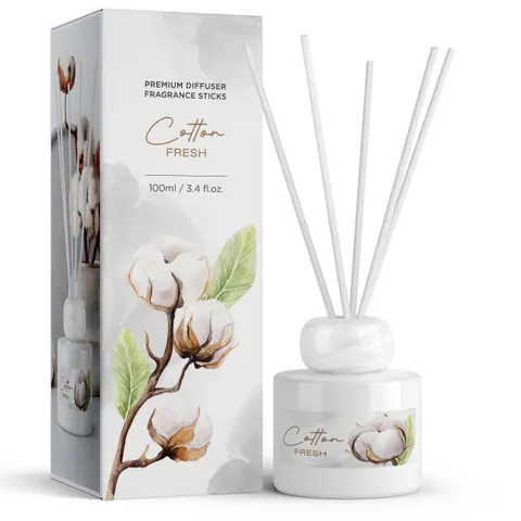 Dyfuzor zapachowy z patyczkami COTTON 100ml