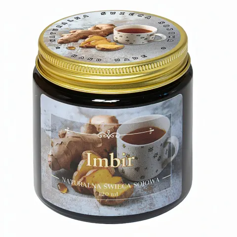 IMBIR Świeca zapachowa sojowa 120 ml