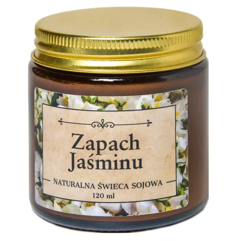 JAŚMIN Świeca zapachowa sojowa 120 ml