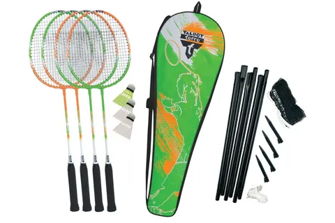 Zestaw do badmintona TALBOT-TORRO 4-Attacker Plus Set ( z siatką)