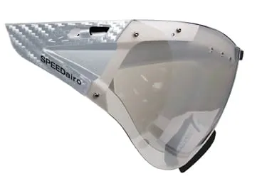 Szyba SPEEDmask do kasków rowerowych CASCO Visor clear silver