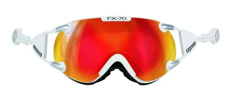 Gogle narciarskie CASCO FX-70 Carbonic white orange L