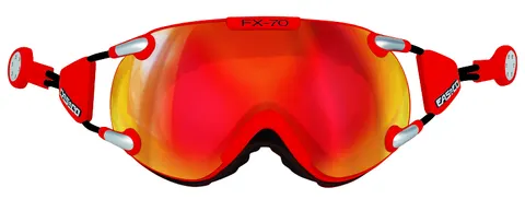 Gogle narciarskie CASCO FX-70 Carbonic red orange M