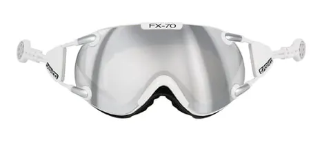 Gogle narciarskie CASCO FX-70 Carbonic white silver L