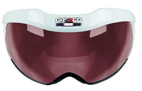 Szyba SNOWmask 6 do kasków narciarskich CASCO SP-6 Visor VAUTRON white shiny