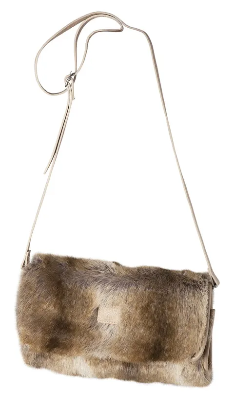 Torebka BARTS Dalia Fur Shoulder Bag camel